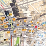渋谷駅　地下通路　地図　Map