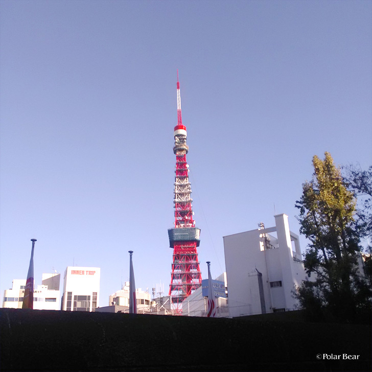 港区　坂　がんぎざか　麻布台　雁木坂　ポーラベア　東京タワー