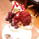 倉式珈琲　ベリーパフェ　イチゴ　ブルーベリー　ソフトクリーム　ジェラード　玄米ポン菓子　ポーラベア